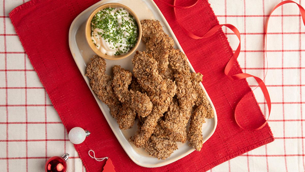 Χριστουγεννιάτικα nuggets κοτόπουλου από τον Άκη Πετρετζίκη
