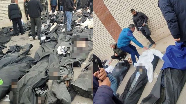 Ιράν: Σκηνές αρχαίας τραγωδίας στους δρόμους της Τεχεράνης – Εκατοντάδες σοροί σε αυτοσχέδια νεκροτομεία και η απειλή ενός γενικευμένου πολέμου