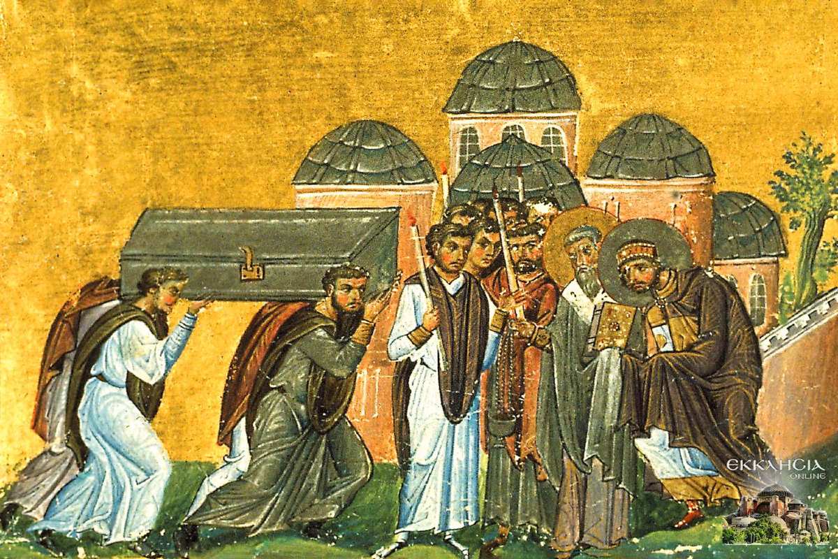 Άνοδος του Χρυσοστόμου στον πατριαρχικόν θρόνον της Κωνσταντινουπόλεως