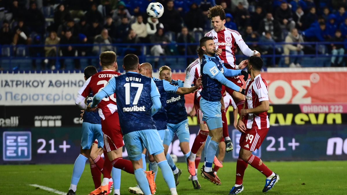 Ατρόμητος – Ολυμπιακός 0-2: Ισχυρό ξεκίνημα στην κορυφή της Super League για τους «ερυθρόλευκους»
