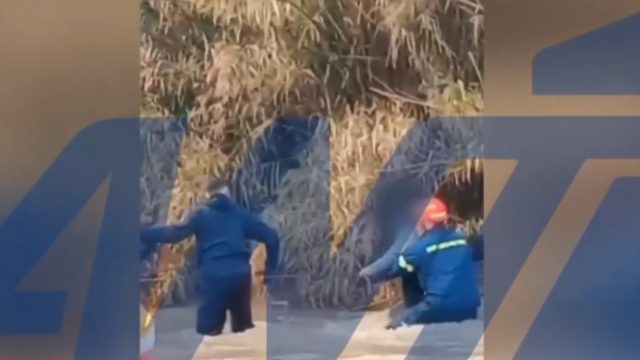 Δραματική διάσωση στο Πικέρμι: Απεγκλωβισμός από τα ορμητικά νερά στο ρέμα Βάρδα