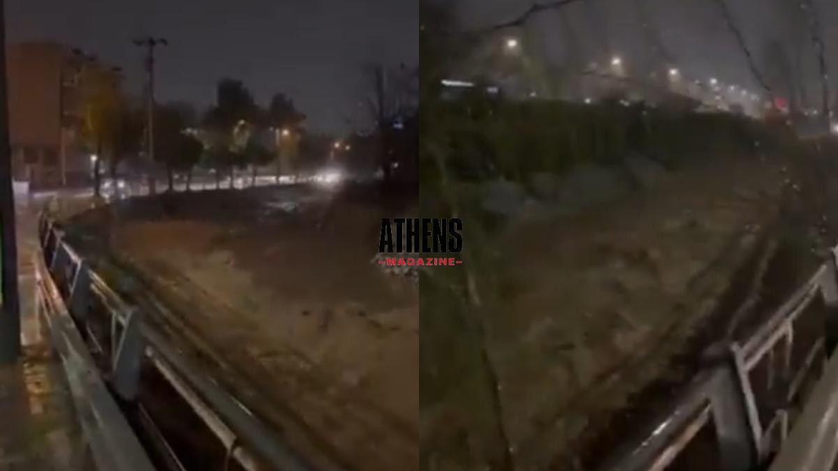 Εικόνες σοκ στον Κηφισό: Το ποτάμι «φούσκωσε» επικίνδυνα – Βίντεο του Athensmagazine