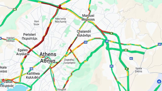 Κίνηση 14/1: «Φρακαρισμένος» ο Κηφισός από νωρίς – Πού αλλού υπάρχουν προβλήματα