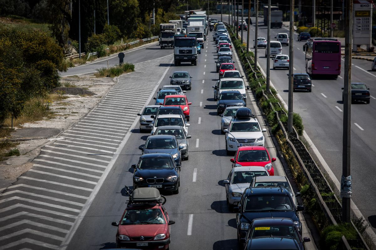 Η κίνηση στους δρόμους της Αττικής
