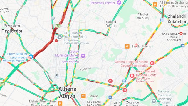 Κίνηση 30/1: Στο «κόκκινο» Κηφισός, κέντρο και Αττική Οδός – Πώς θα αποφύγετε το μποτιλιάρισμα