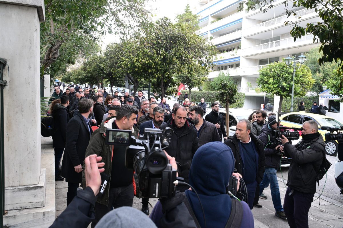 Οι αγρότες στο Μέγαρο Μαξίμου