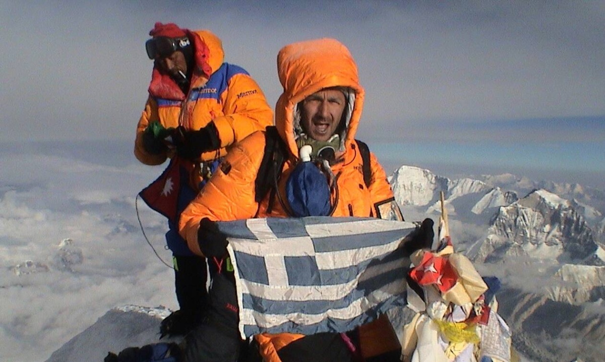 Ο Νίκος Μαγγίτσης στον Νότιο Πόλο