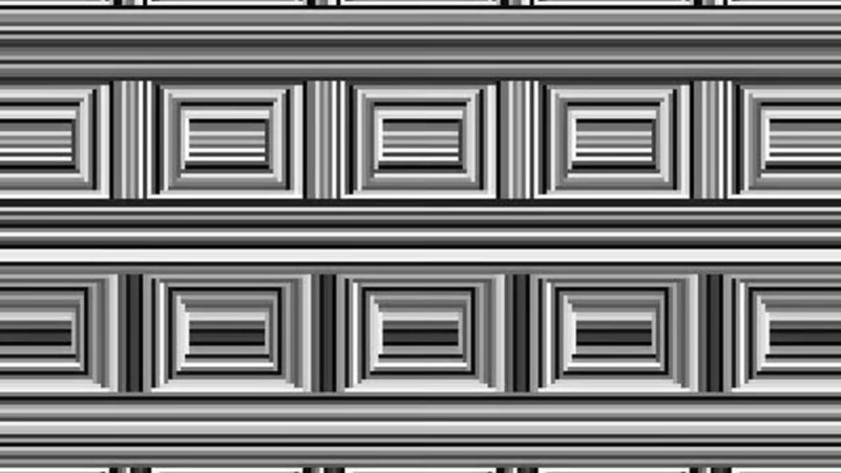 Οπτική ψευδαίσθηση: Εσείς βλέπετε φωτεινές ακτίνες που εκπέμπονται από το κέντρο της εικόνας;