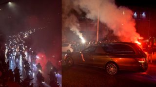 Συγκλονιστικές σκηνές και νέα βίντεο από την υποδοχή των φίλων του ΠΑΟΚ στα αδικοχαμένα αδέλφια τους