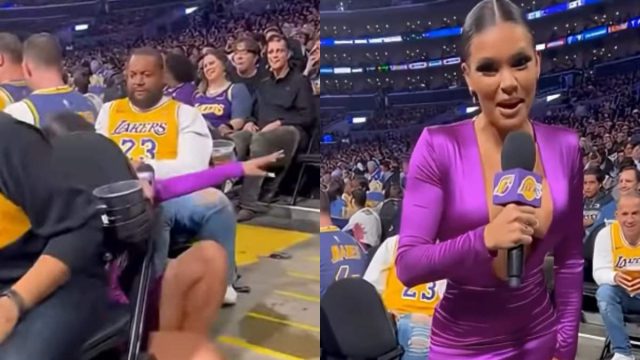 NBA: Viral το επικό ατύχημα ρεπόρτερ των Λέικερς – Γλίστρησε και προσγειώθηκε στην αγκαλιά φιλάθλου