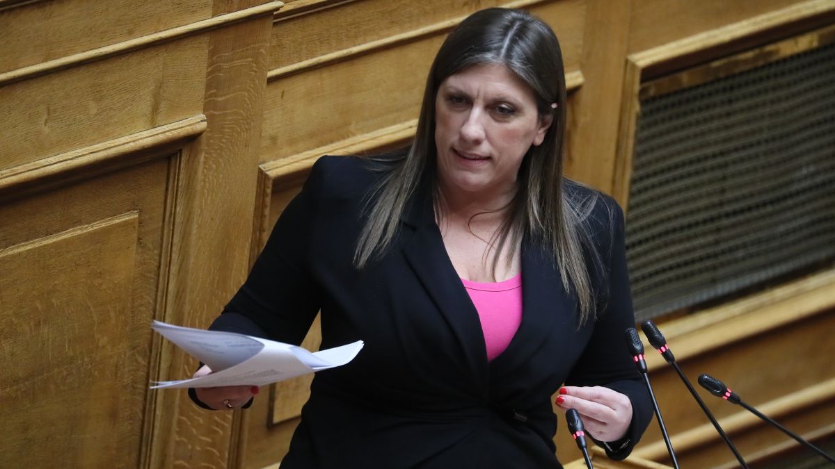 Ζωή Κωνσταντοπούλου στη Βουλή