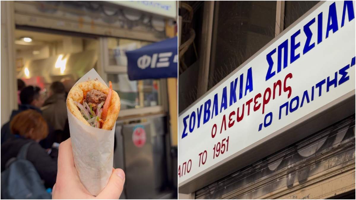Είναι ο «Λευτέρης ο Πολίτης» το καλύτερο σουβλάκι της Αθήνας; Η ιστορία και η γεύση πίσω από τον θρύλο της Σατωβριάνδου