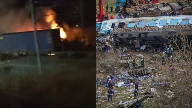 Αδημοσίευτο βίντεο από την τραγωδία των Τεμπών, λίγα λεπτά μετά την μοιραία σύγκρουση!