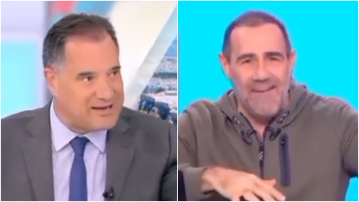 Ο Άδωνις Γεωργιάδης πήγε «κουβά» σε ζωντανή τηλεοπτική συνέντευξη και το αποκάλυψαν οι Ράδιο Αρβύλα 
