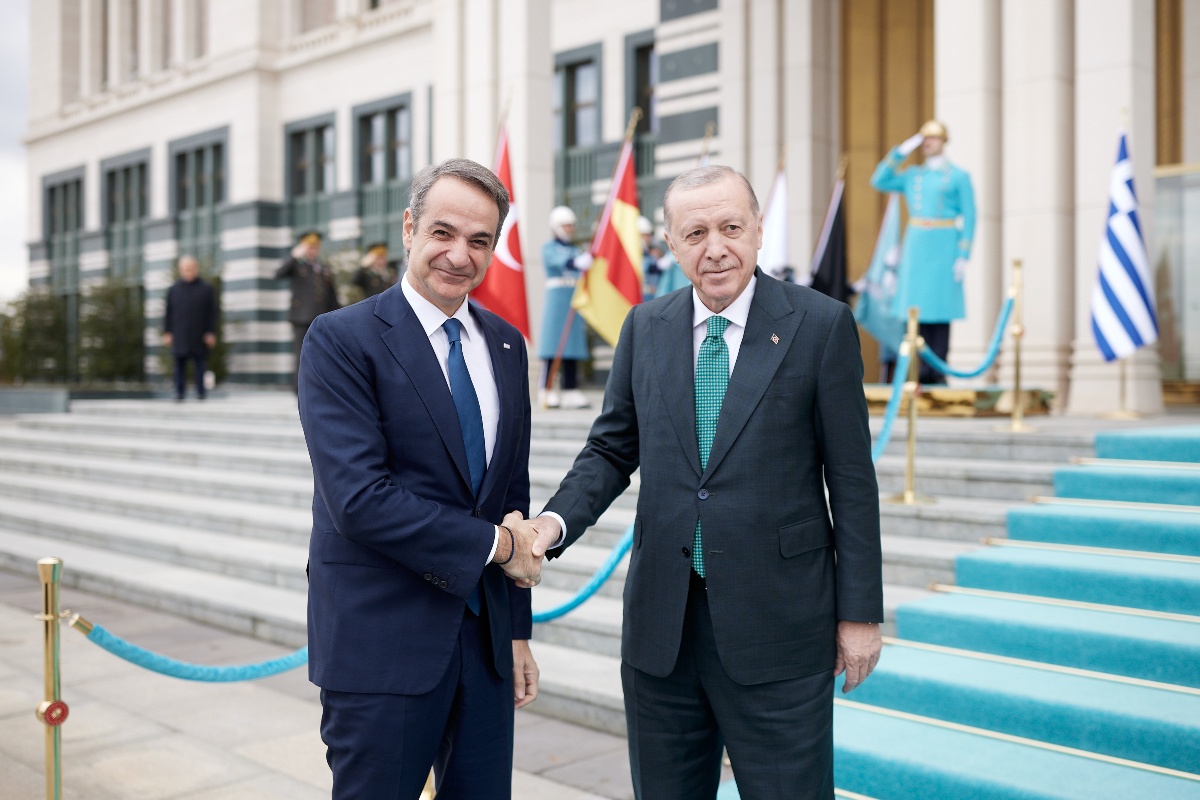 Κυριάκος Μητσοτάκης και Ρετζέπ Ταγίπ Ερντογάν