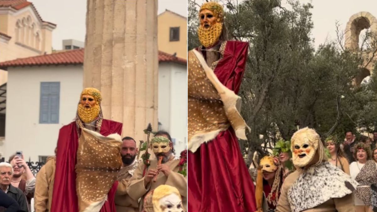 Φαλληφόρια 2026: Εικόνες από το κέντρο της Αθήνας που μας γυρνούν στην Αρχαία Ελλάδα