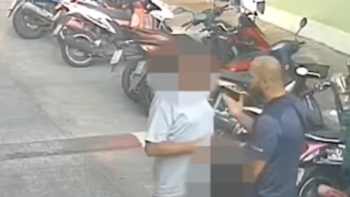 Η στιγμή που άνδρας σκοτώνεται με ένα μόνο χτύπημα καράτε στον λαιμό