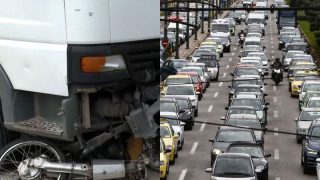 Κίνηση 27/2: Φορτηγό προσέκρουσε σε σταθμευμένα οχήματα στη Θηβών – Νέες κυκλοφοριακές ρυθμίσεις στην Αττική Οδό από σήμερα
