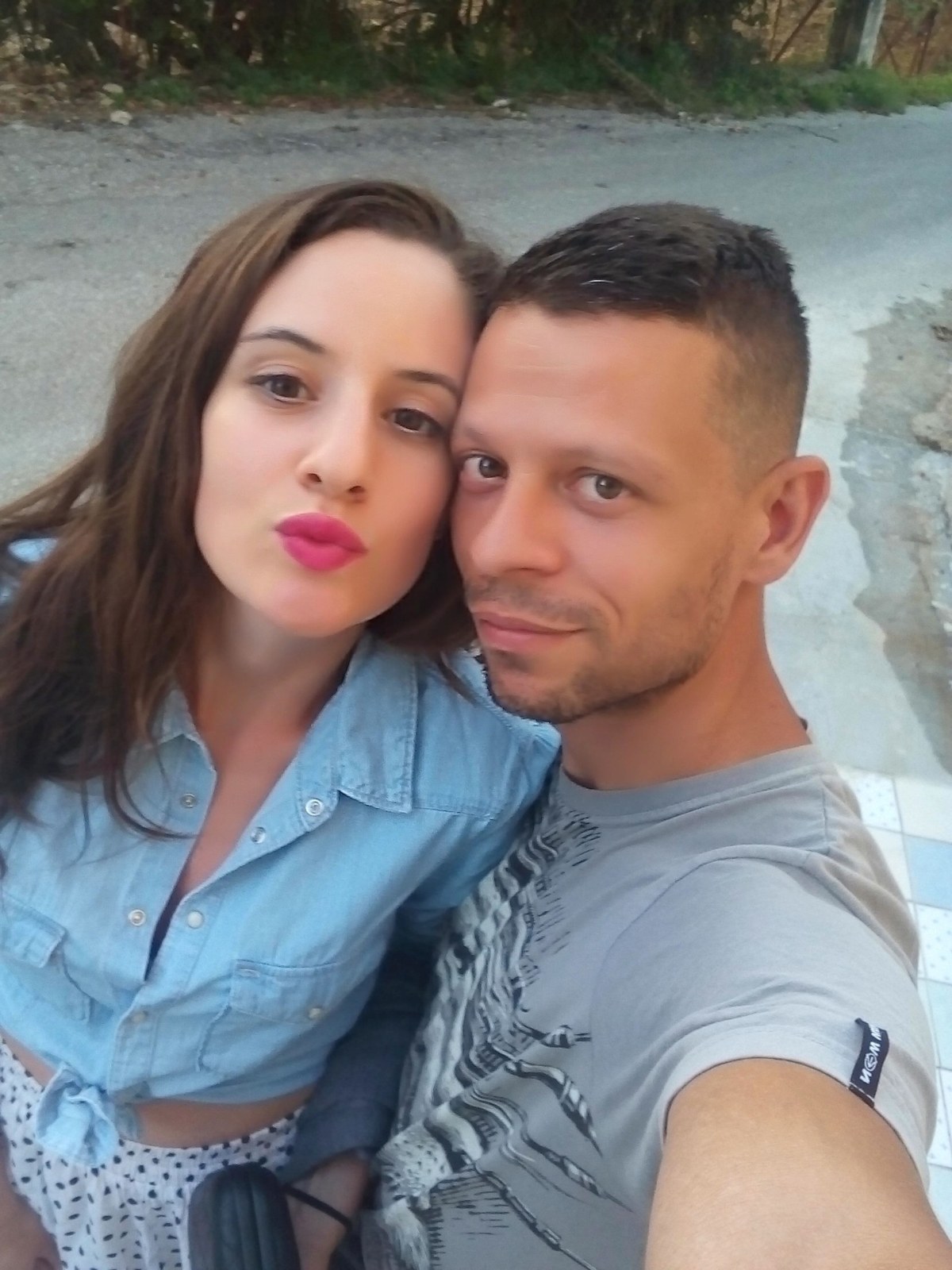 Ο Κώστας Ριρής με τη σύζυγό του