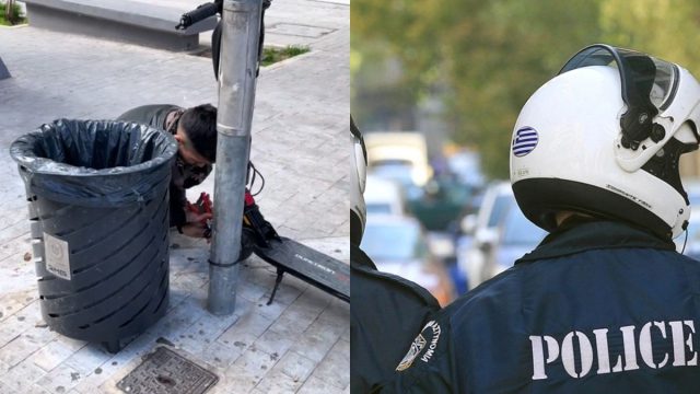 Σοκάρει κλοπή μέρα μεσημέρι σε δημόσιο χώρο στο κέντρο της Αθήνας: Μετανάστης κλέβει ηλεκτρικό πατίνι μπροστά στα μάτια περαστικών