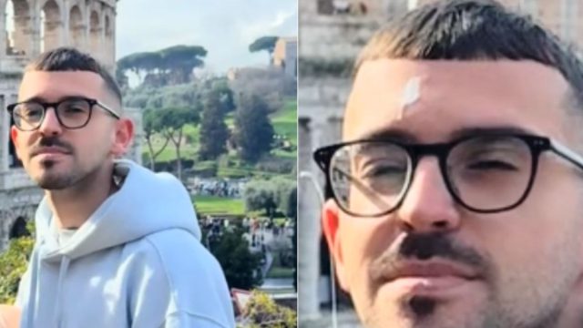 Μη σου τύχει: Τύπος βγάζει φωτογραφία έξω από το Κολοσσαίο της Ρώμης και τον κουτσουλάει πουλί στο πρόσωπο!