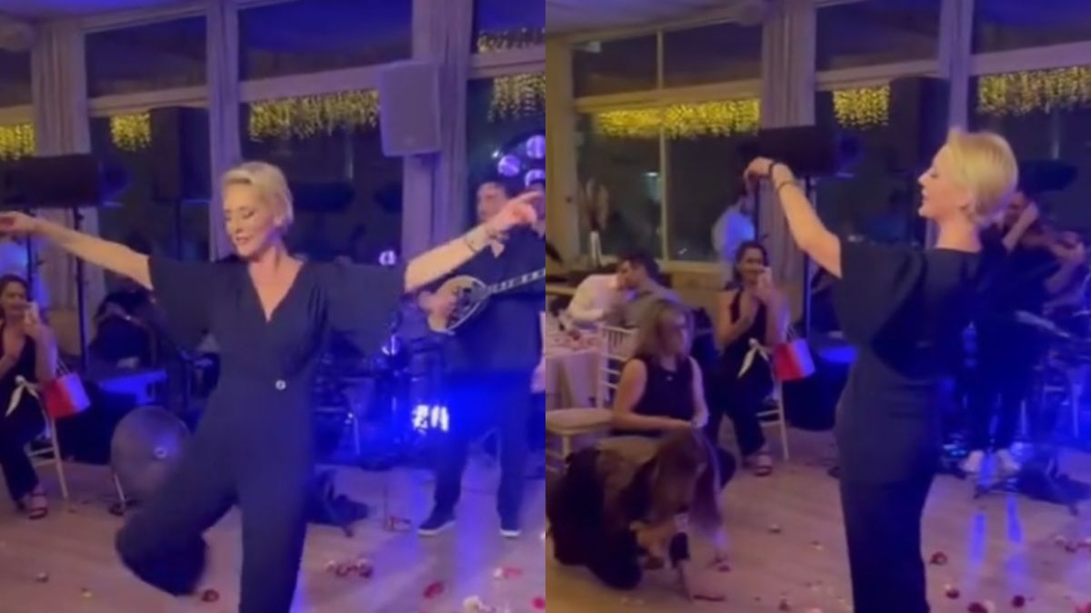 Μάγεψε με τον χορό της η παρουσιάστρια Μαρία Νικόλτσιου στην κοπή πίτας του Alpha