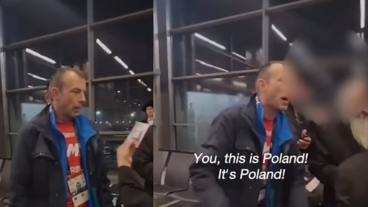 Viral ένα βίντεο με Πολωνούς που διώχνουν Εβραίους από το αεροδρόμιο