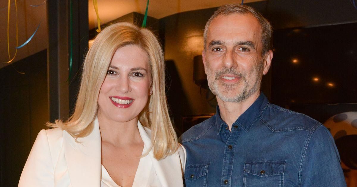 Κοντινό πορτρέτο της Ράνιας Θρασκιά και του Ανδρέα Φωτόπουλου