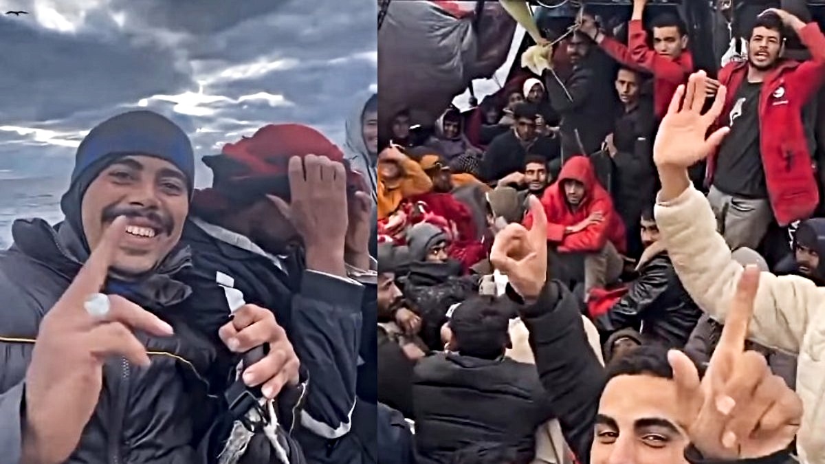 Για πρώτη φορά βίντεο με μετανάστες που ξεκινάνε από βόρεια Αφρική για τον παράδεισο της δύσης