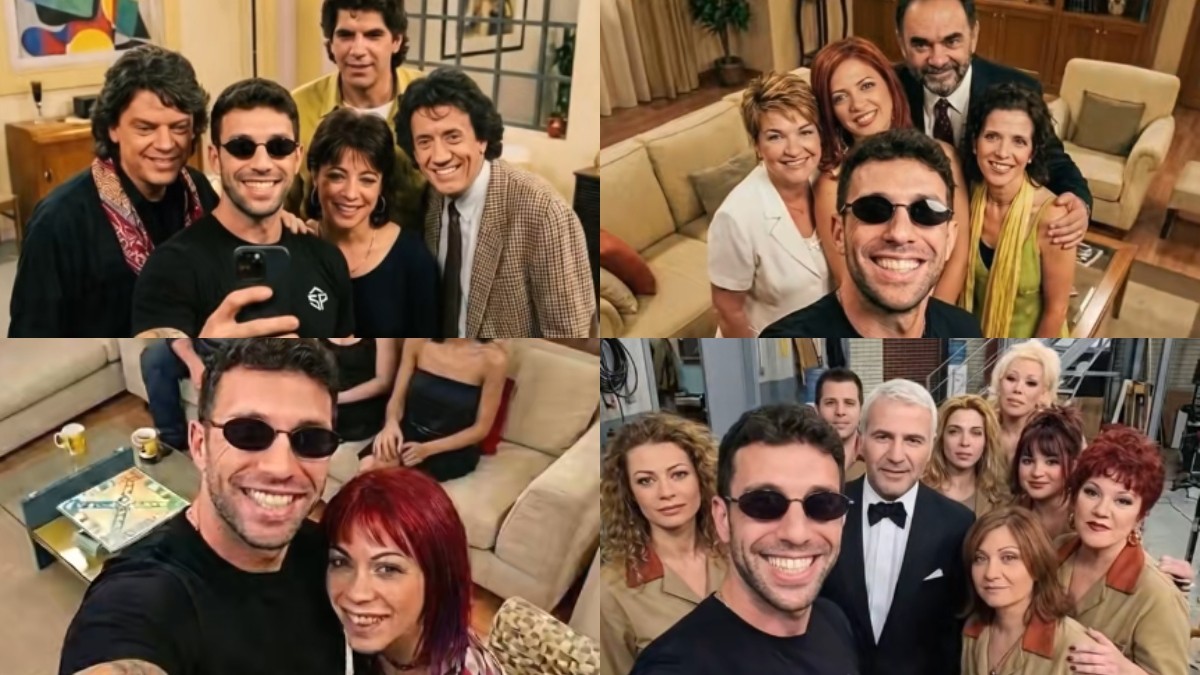 Τύπος βγάζει selfie με ηθοποιούς από γυρίσματα αγαπημένων ελληνικών σειρών – Το ΑΙ βίντεο που σαρώνει