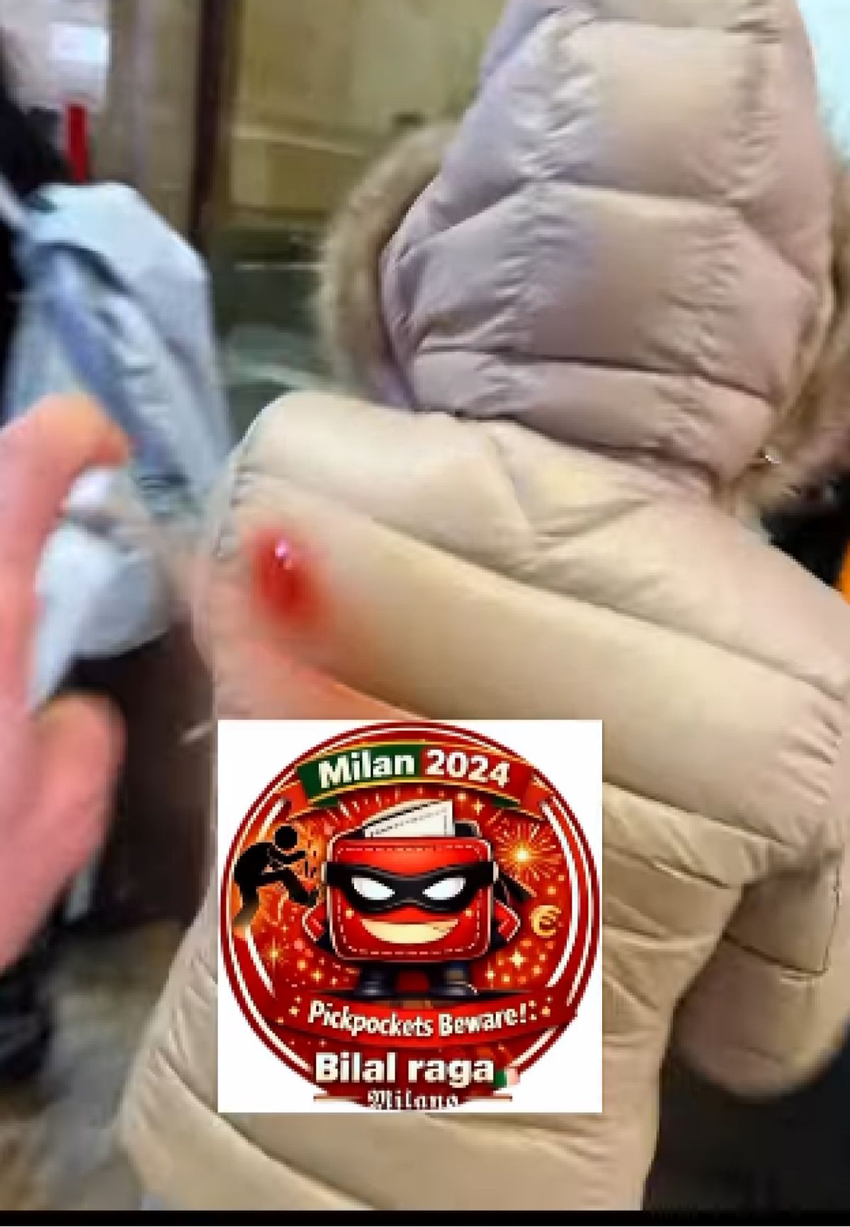 Σημάδι από σπρέι σε ρούχα