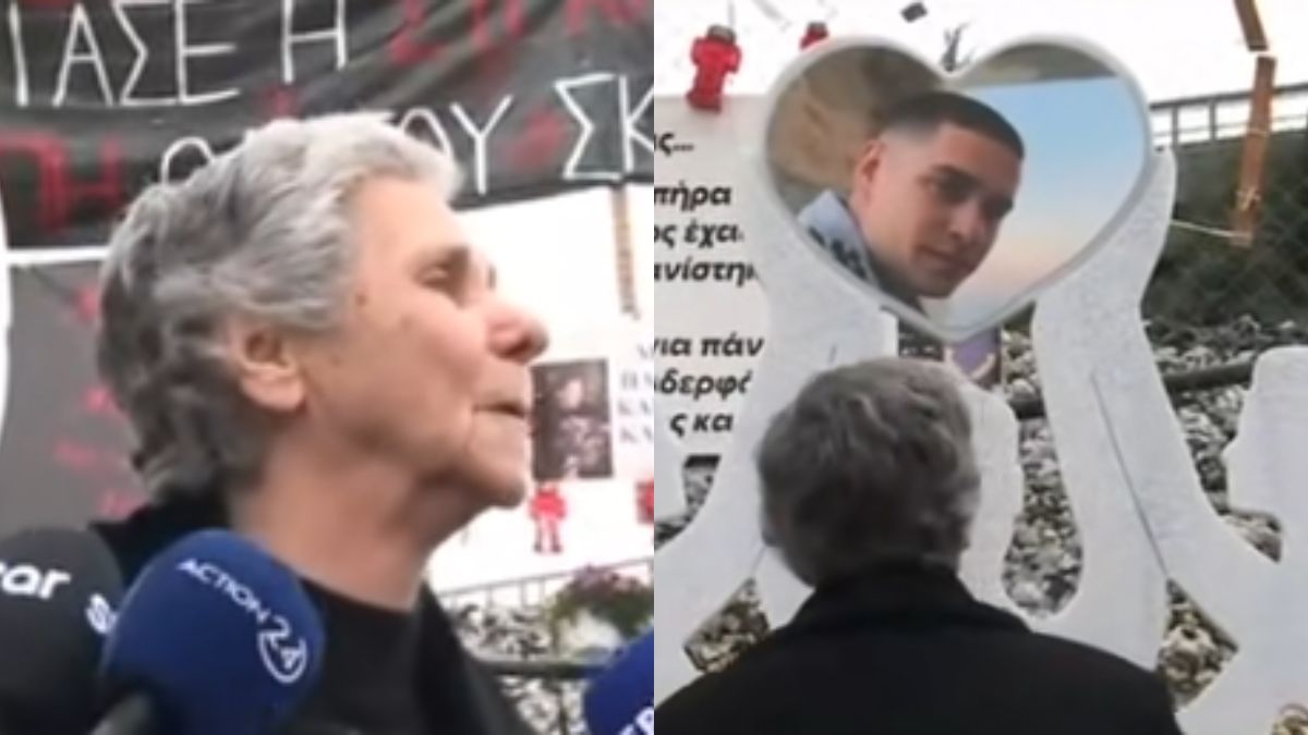 Ο σπαραγμός της γιαγιάς του Τάσου που έφυγε τόσο άδικα στα Τέμπη