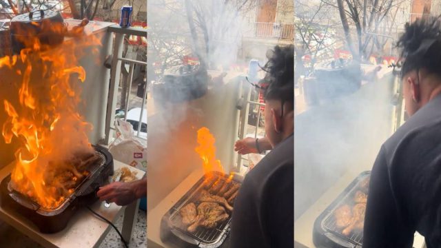 Δεν τους πήγε και τόσο καλά η Τσικνοπέμπτη: Παρέα νεαρών έβαλε φωτιά στο μπαλκόνι