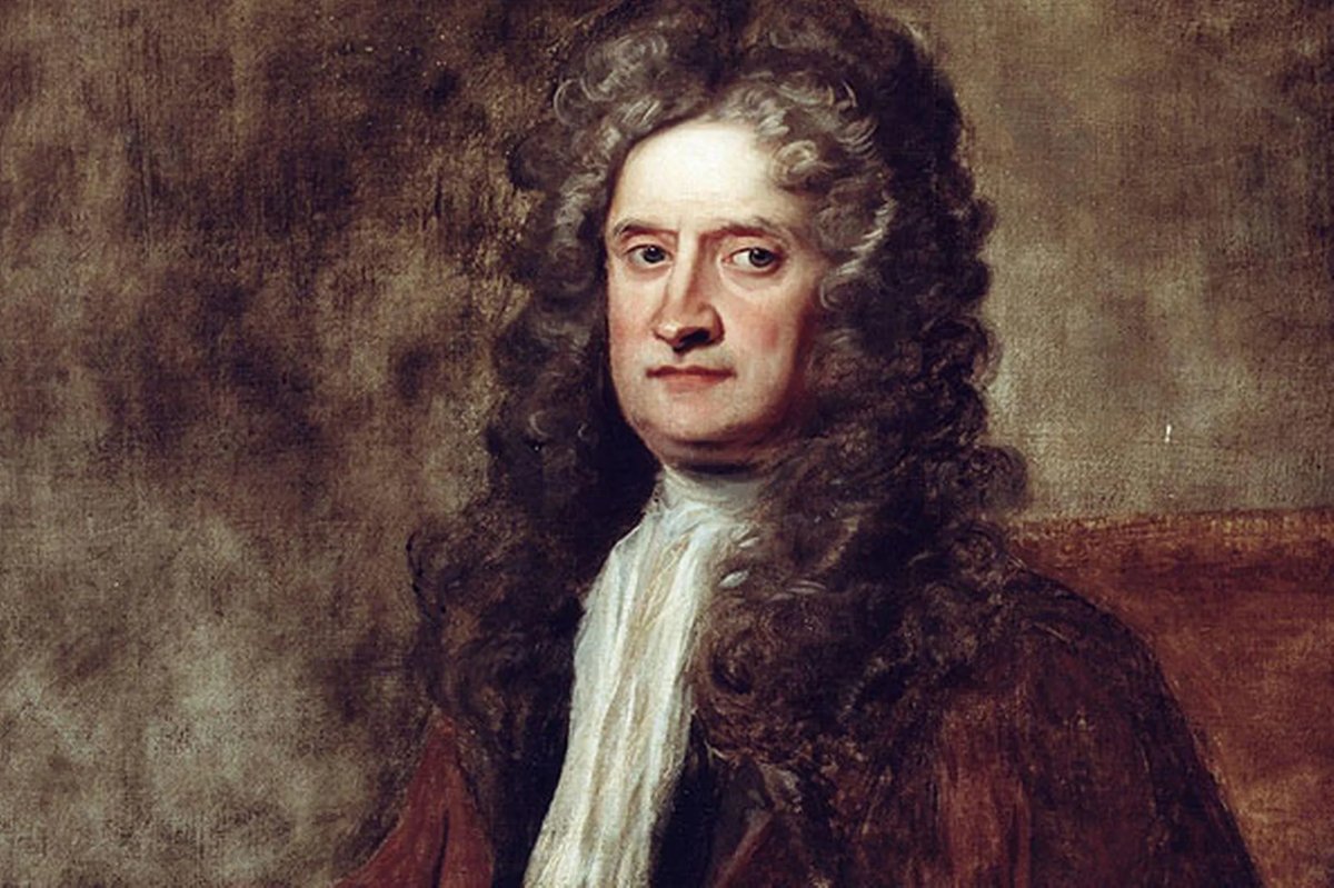 1727: Άιζαακ Νιούτον, γνωστότερος στην Ελλάδα ως Ισαάκ Νεύτων