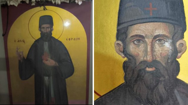 Δάκρυσε η εικόνα του Αγίου Εφραίμ λένε πίστοι στην Κάλυμνο και αυτά είναι τα ντοκουμέντα