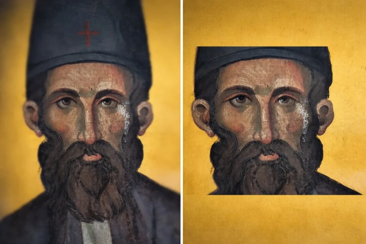 Εικόνα Αγίου Εφραίμ φέρεται να αναβλύζει μύρο