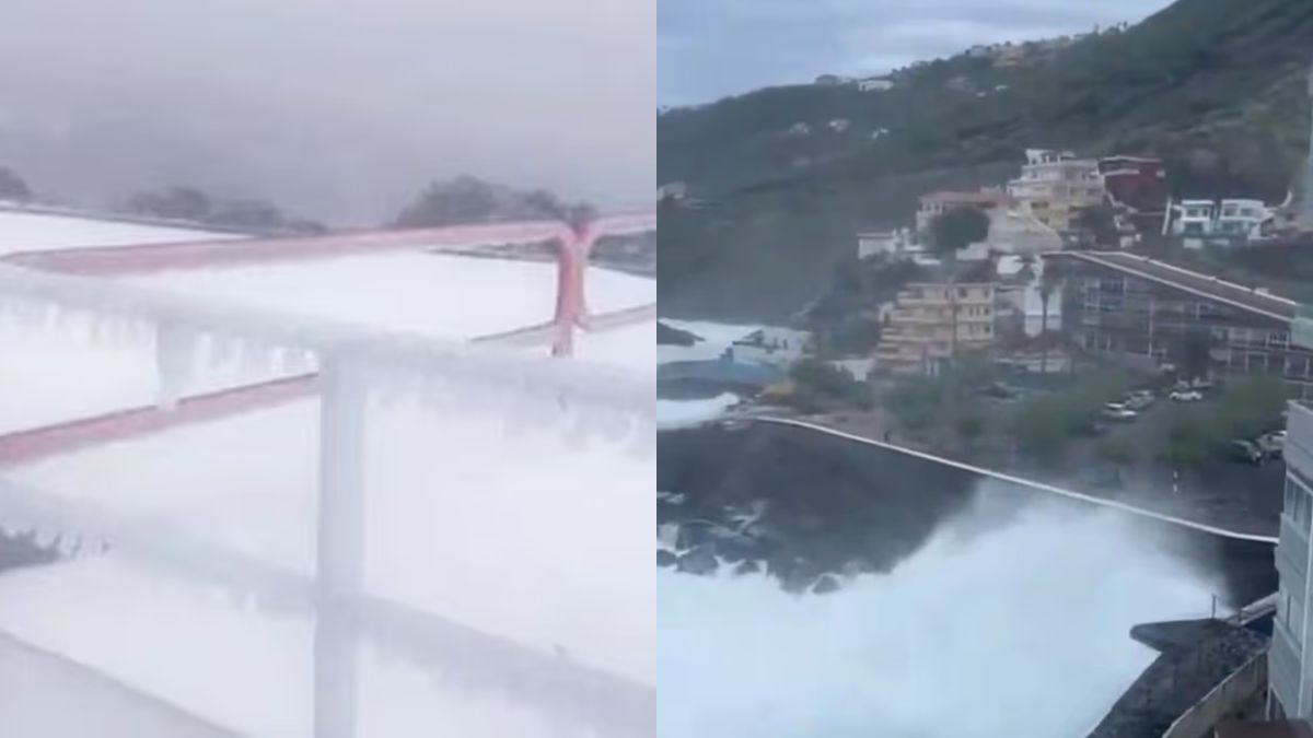 Σκηνικό αποκάλυψης στα Κανάρια Νησιά: Βίντεο – σοκ από καταιγίδα που «θάβει» στο χιόνι την Τενερίφη