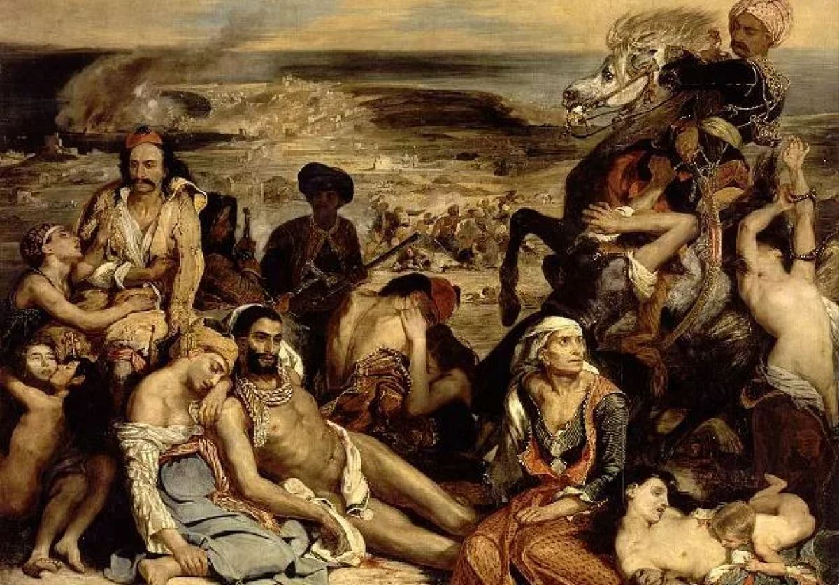 Οι Τούρκοι σφαγιάζουν τους κατοίκους της Χίου