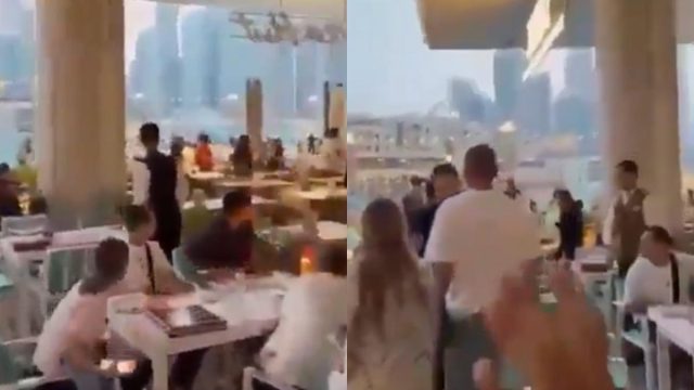 Βίντεο-σοκ από το Ντουμπάι: Η στιγμή που οι τουρίστες τρέχουν να καλυφθούν – Μπέρδεψαν το κανόνι του Ραμαζανιού με πύραυλο