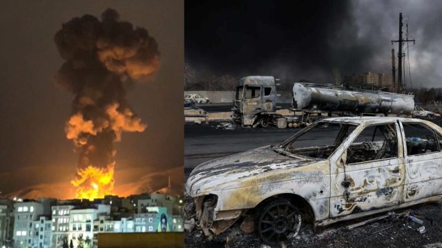Ιράν: Εικόνες αποκάλυψης στην Τεχεράνη – Μαύρος καπνός «καταπίνει» την πρωτεύουσα μετά τις επιθέσεις σε πετρελαϊκές εγκαταστάσεις