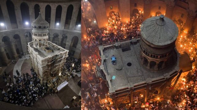 Ιερουσαλήμ: Οι λειτουργίες στην Εκκλησία του Παναγίου Τάφου έχουν ανασταλεί για πρώτη φορά στην ιστορία μετά το 1009