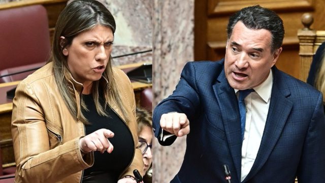 Δεύτερος γύρος με Κωνσταντοπούλου – Γεωργιάδη: Ο χαμός συνεχίστηκε και εκτός βουλής – Βίντεο