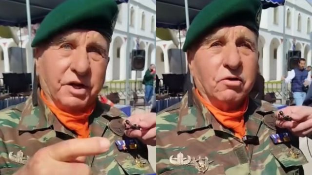 91 χρονών ντυμένος λοκατζής στην παρέλαση: «Μια φορά ΛΟΚ, για πάντα ΛΟΚ»