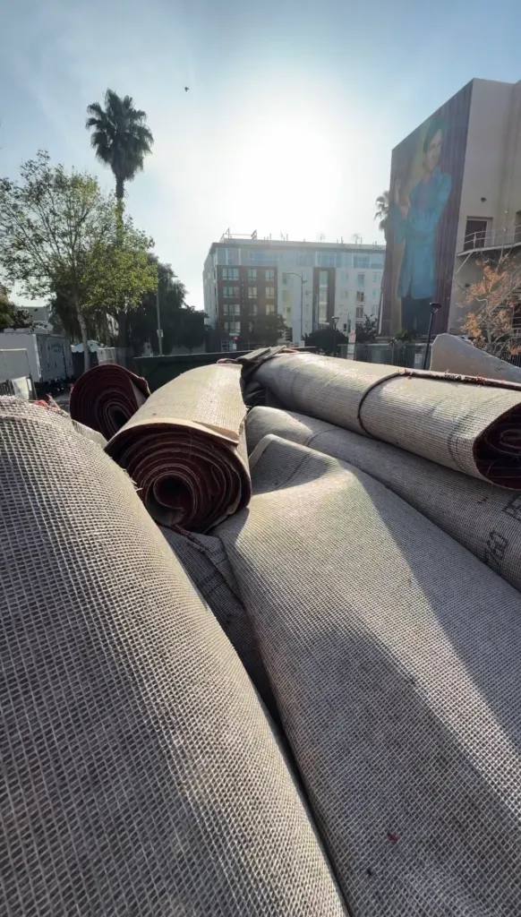 Η Πέιτζ Θάλια δεν έχασε την ευκαιρία, πήρε ένα μεγάλο κομμάτι και πλέον το σαλόνι της κοσμείται από το ίδιο χαλί που πάτησαν οι μεγαλύτεροι αστέρες του Χόλιγουντ.
