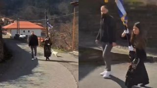 Δίστρατο Κόνιτσας: Με μία μαθήτρια η παρέλαση της 25ης Μαρτίου