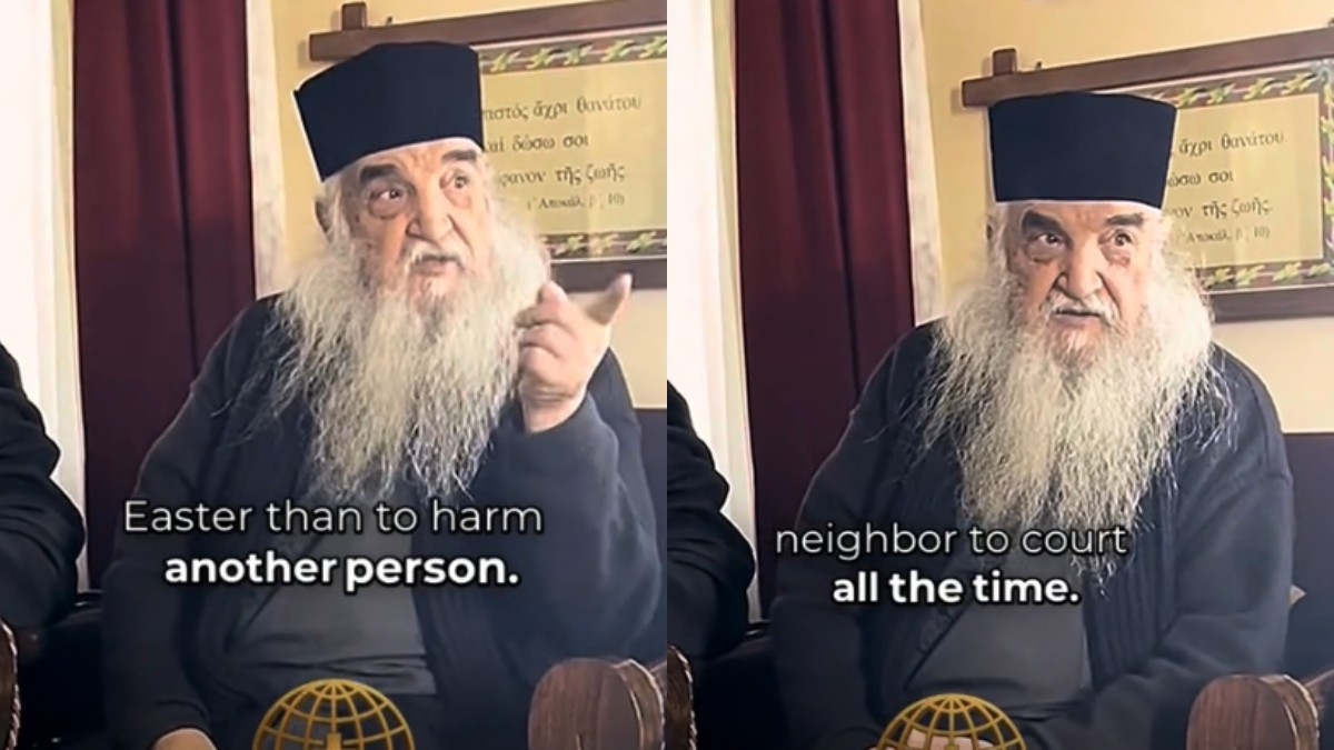 Πατήρ Αθανάσιος: «Καλύτερα να φάτε ψητά κάθε μέρα στην Σαρακοστή παρά να….» – Ένα υπέροχο μάθημα ζωής  