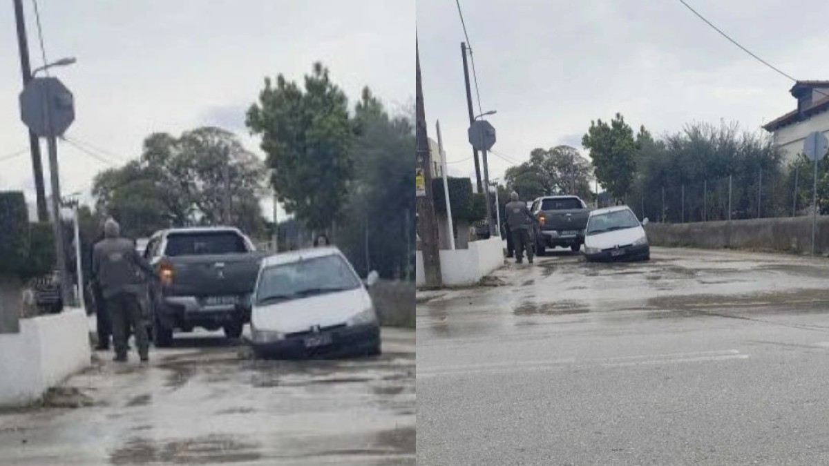 Σοκ στην Ρόδο: «Άγιο» είχε ο οδηγός – Ανοιξε η γη και «κατάπιε» το αυτοκίνητο του