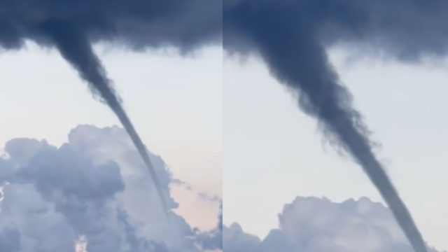 Ένα μοναδικό θέαμα στην Σάμο: Η στιγμή που «χτυπάει» μεγάλος υδροστρόβιλος – Βίντεο που «κόβει την ανάσα»