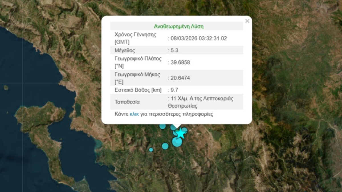 Ισχυρός σεισμός στα Ιωάννινα: Έπεσαν βράχια, άνθρωποι στους δρόμους – «Ελπίζω μόνο στα χωριά να είναι όλοι καλά»