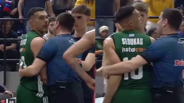 Κώστας Σλούκας: Μεγάλη ένταση με τον Τόμασον στο Πανιώνιος – Παναθηναϊκός – Δείτε το βίντεο